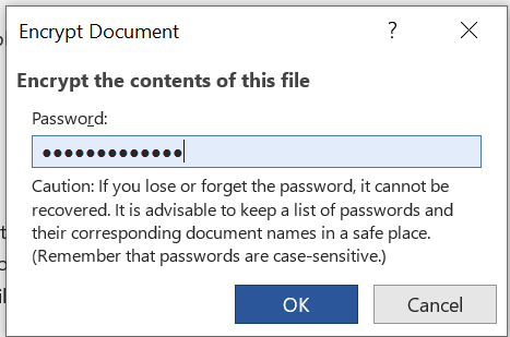 How To Protect A Document With Password · Customer Self-Service